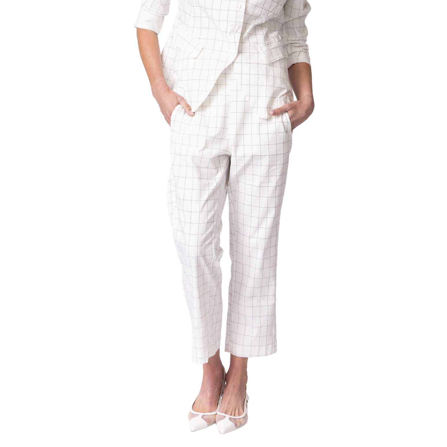 Rundholz Check Slim Leg Pant